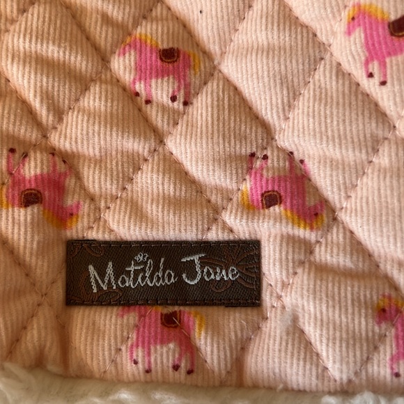 Matilda Jane reversible peach horse vest; size 4. - Picture 6 of 6
